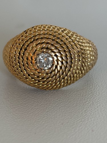 7470 bague dôme - -, vintage