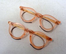 Lot 2 anciennes montures de lunettes 1940-50's Vintage - Petite taille