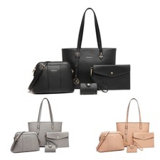 4 pièces en cuir synthétique