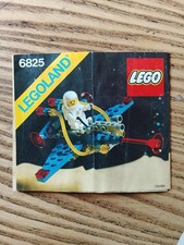 LEGO, notice Legoland 6825, 1982, engin spatial, lunaire, astronaute, Vintage 