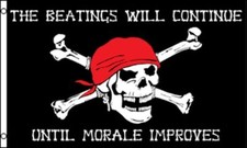 DRAPEAU PIRATE SANS MORALE 150x90cm - DRAPEAU CORSAIRE TÊTE DE MORT 90 x 150 cm