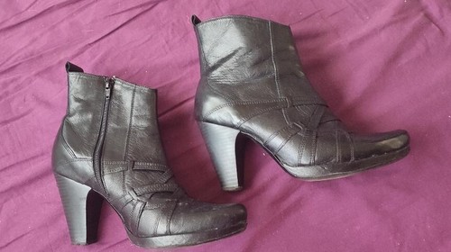 Bottines bocage cuir - bottines, 38