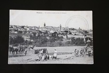 Carte postale ancienne Maroc : Meknès, Atelier de Fabrication de Briques