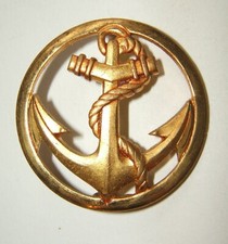 INSIGNE DE BERET TROUPES COLONIALES ET DE MARINE  - Mourgeon