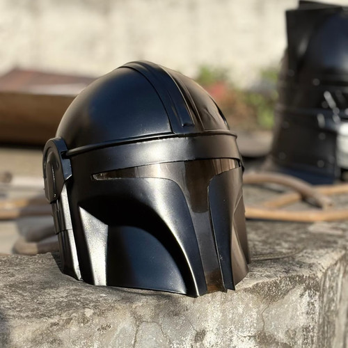 Casque viking normand noir