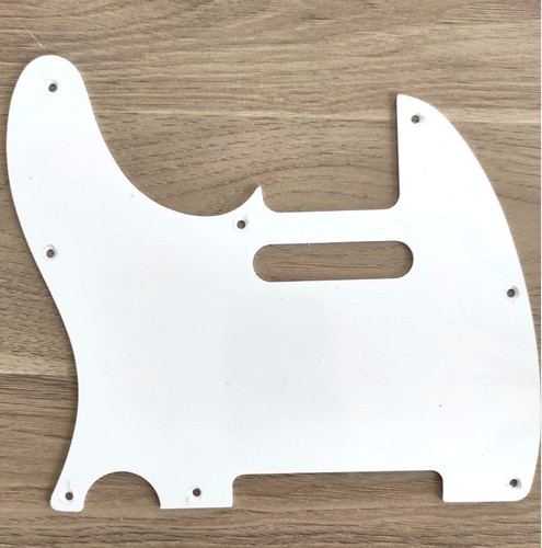 Pickguard blanc gaucher - blanc, fin