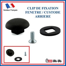 Clip fixation custode vitre - fixation,