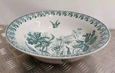 Ancienne Vasque De Toilette Moulin Des Loups & Hamage Orchidée ( Réf : Mag )