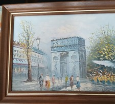 C. Burnett : huile sur toile