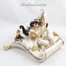 Figurine Aladdin et Jasmine DISNEY LENOX Magic Carpet Ride 16 cm (DOU^)