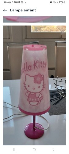 Lampe hello kitty rose - hello,