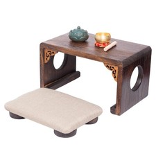 Meditation Table with Cushions
