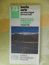 CARTE IGN serie verte 73