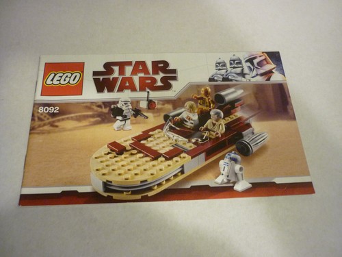 Lego star wars 8092 notice - star,