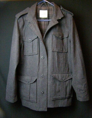 Men old navy wool coat - wool,