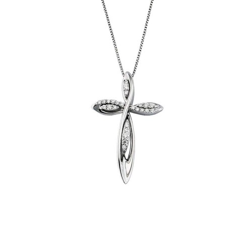 Collier pendentif croix 18 - collier,