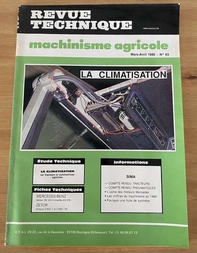 Revue technique machinisme - technique,