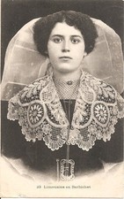 CPA animée voyagée Limousine