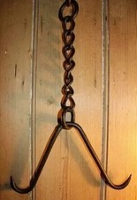 Ancien crochet de boucher