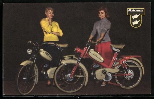 Mobylette paloma deux jeunes - paloma,,