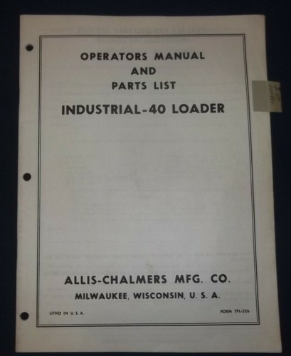 Allis chalmers manuel - chalmers,