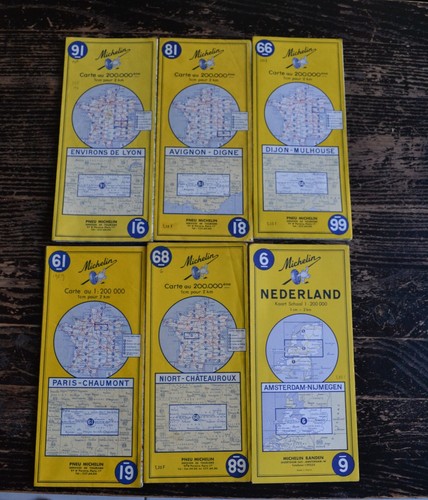 Lot cartes michelin - 6,