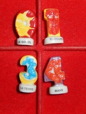 4 feves differentes -  LES CHIFFRES PLANETES