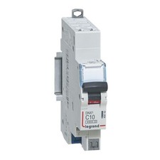 Disjoncteur Legrand 406782 - Phase+Neutre DNX³4500 10A 6kA 