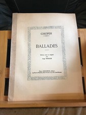 Frédéric Chopin Ballades