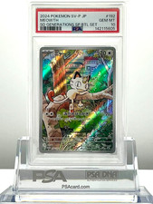 PSA 10 MEOWTH 192/SV-P 2024 SD
