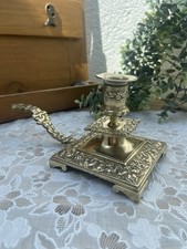 Bougeoir Ancien en Bronze Napoléon III Décor Dragons XIXe siècle Rat de Cave