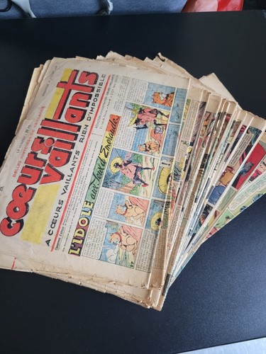 Lot journaux cœurs - journaux,