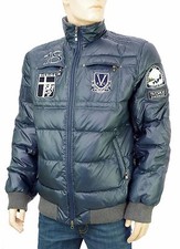 Doudoune bleu acier homme