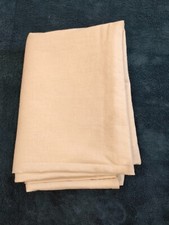 Ancien drap plat  ou nappe ou  tissus toile métis drap 21 ref 919