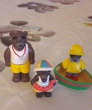 LOT DE 3 FIGURINES OURS MER