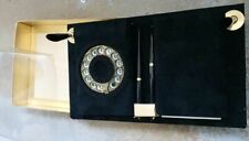 Répertoire téléphone vintage, complet, en velours noir, dans sa boite d'origine