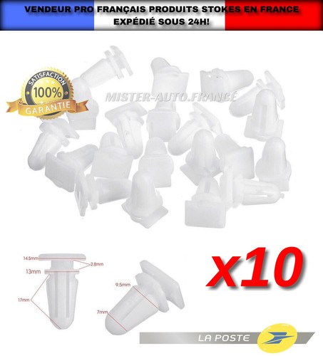 10x clips fixation seuil - clips,