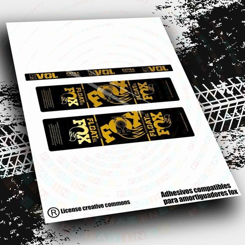 Autocollants wp598 amortisseur - autocollants,