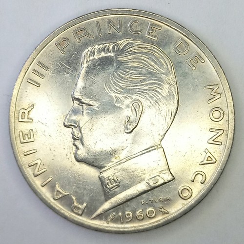 Pièce francs monaco - 5, –