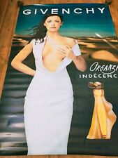 PARFUM GIVENCHY ORGANZA AFFICHE PUBLICITAIRE 120 X 175 PARFUMEUR FRAGRANCE MODE