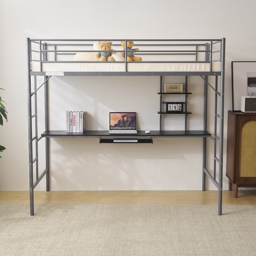 Metal bed platform over bunk - platform,