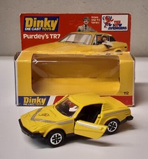 Purdey's TR7 (Chapeau Melon Bottes de cuir) Dinky Toys 112 MECCANO-UK boîte 1978