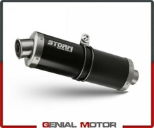 Echappement Storm by Mivv Silencieux Oval noir Honda Cb 500 X 2017 17