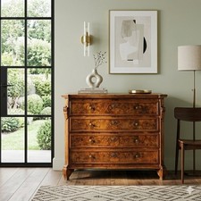 Commode Baroque Ancienne Noyer
