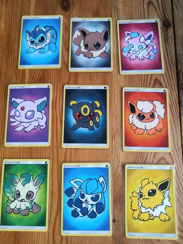 Pokémon lot cartes énergie - pokémon,