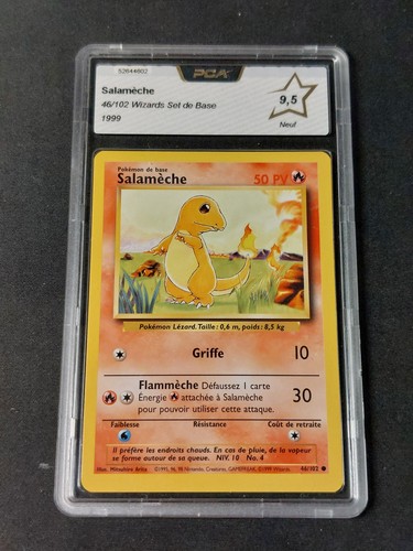 Carte pokémon salamèche - pokémon,