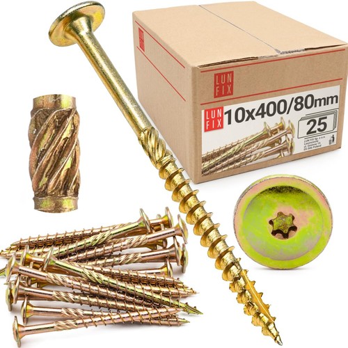 Stk vis bois - 10x400, mm