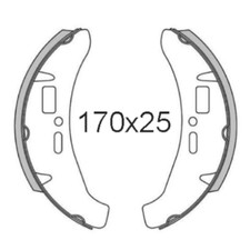 Paire Patins de Frein Arrière
