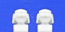 2 X Cheveux Blanc Playmobil