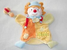Doudou Plat Marionnette CLOWN LE RIRE MÉDECIN Doudou & Compagnie (417)
